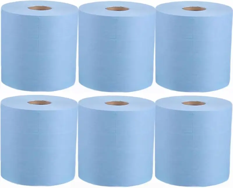 Large sheets of tissue roll