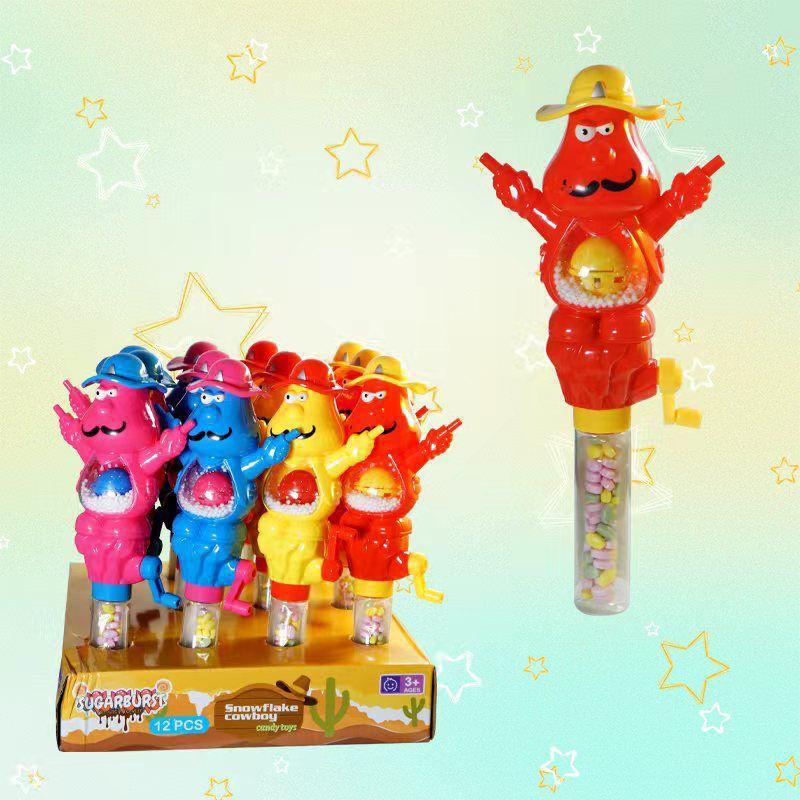 Toys with candy 