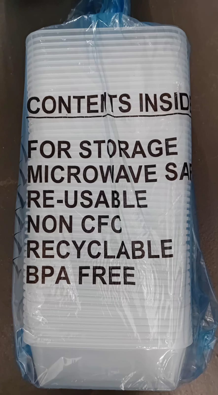 Food container with lids 