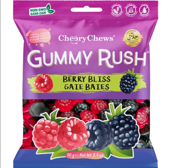 Gummy Rush berry( 90g , 12pcs)