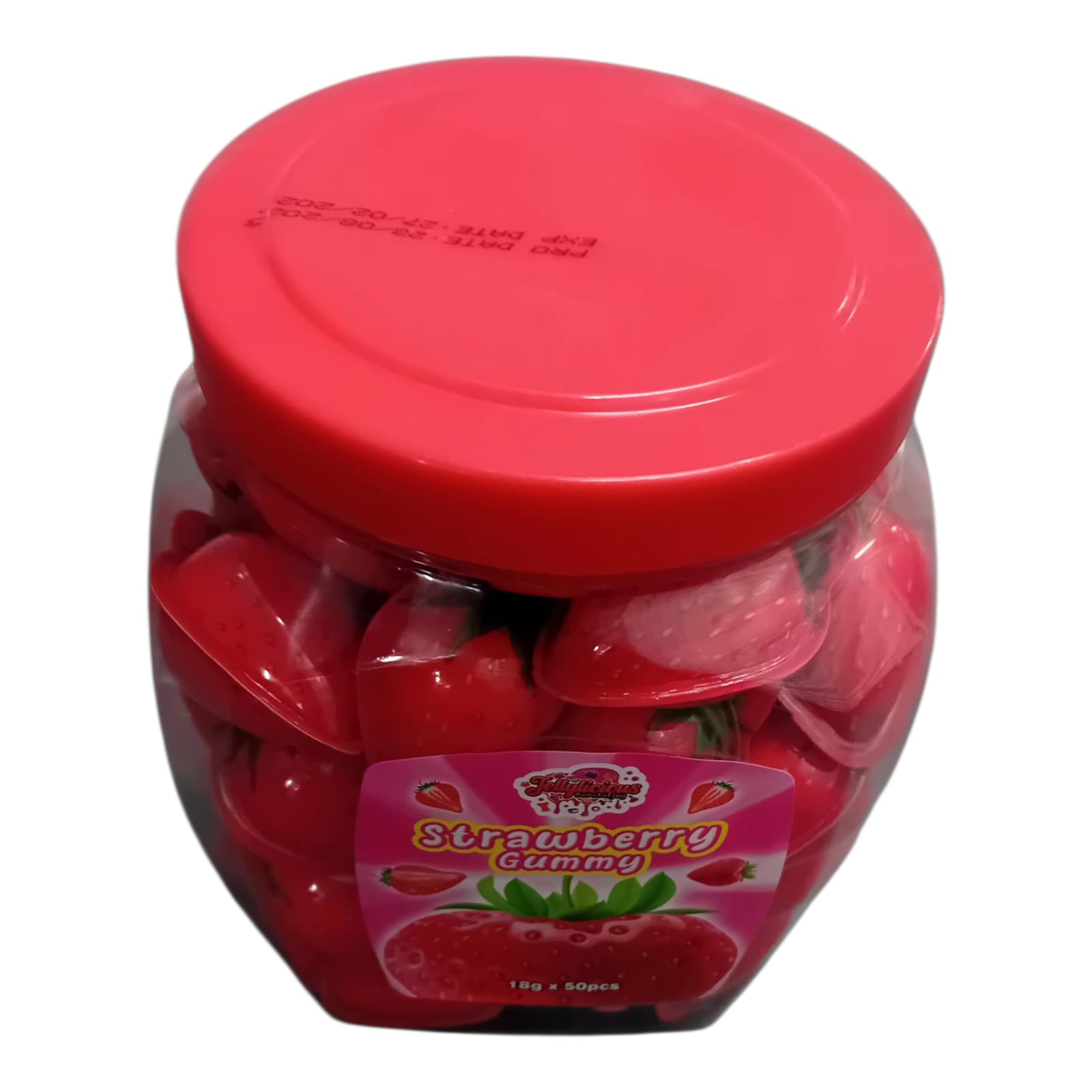 GUMMY STRAWBERRY (18g 50Pcs)