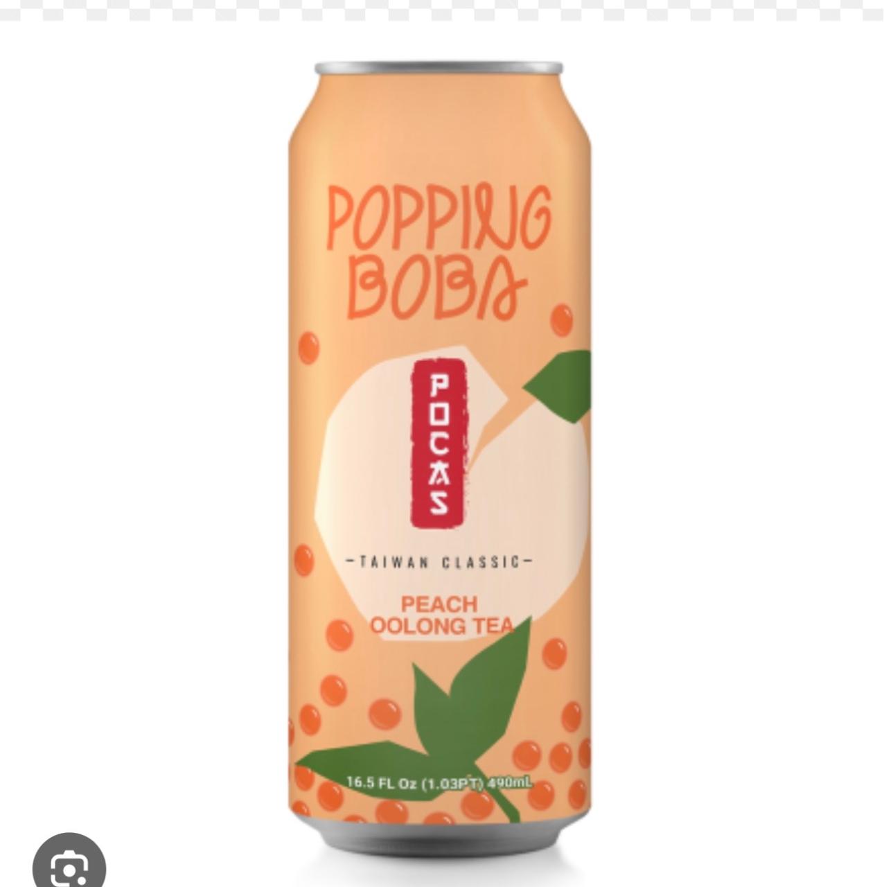  Poppiling Boba Peach and oolong tea 