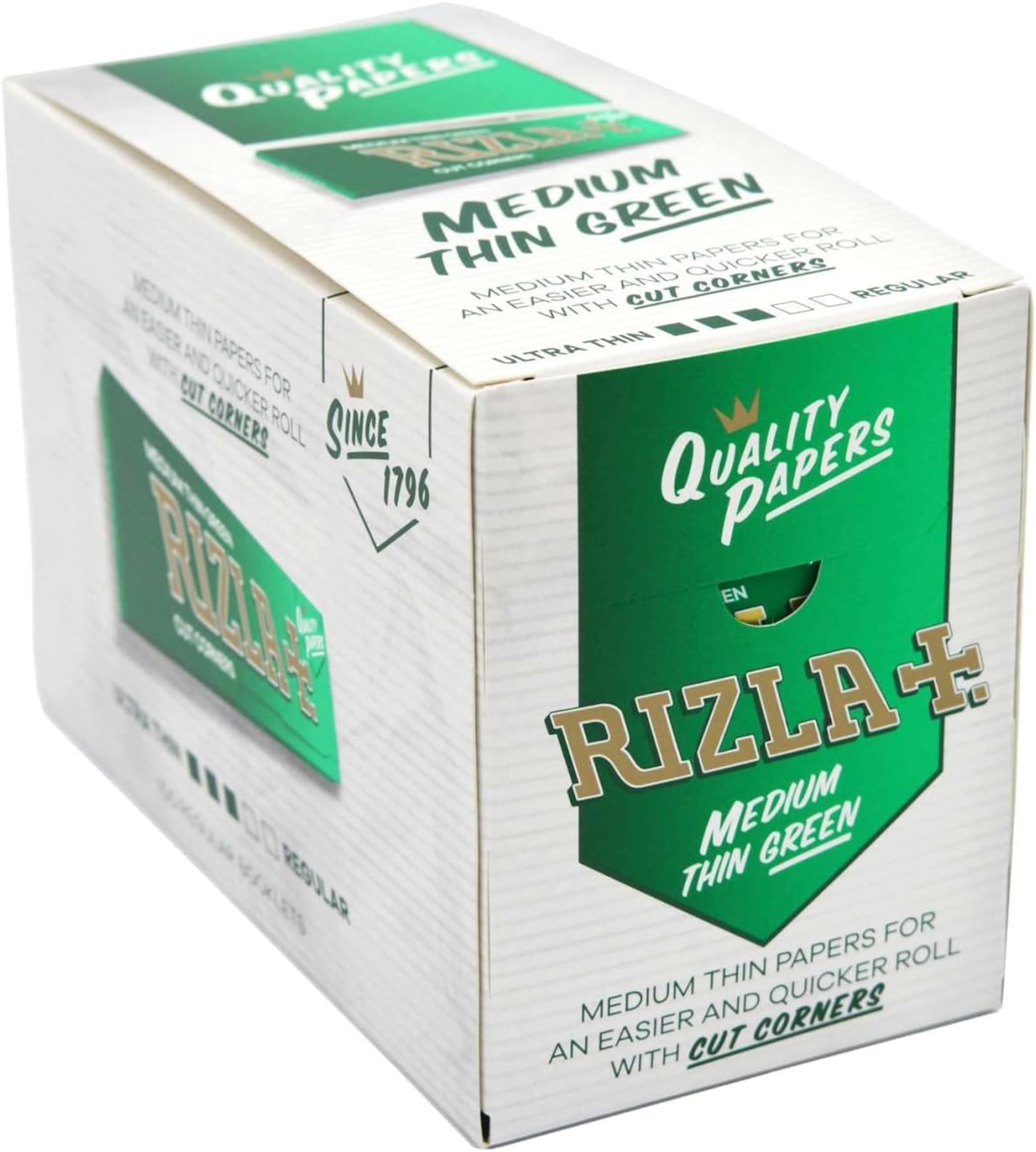Rizzla Green Regular Size (100 pcs)