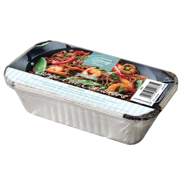 6 pcs Foil Container 