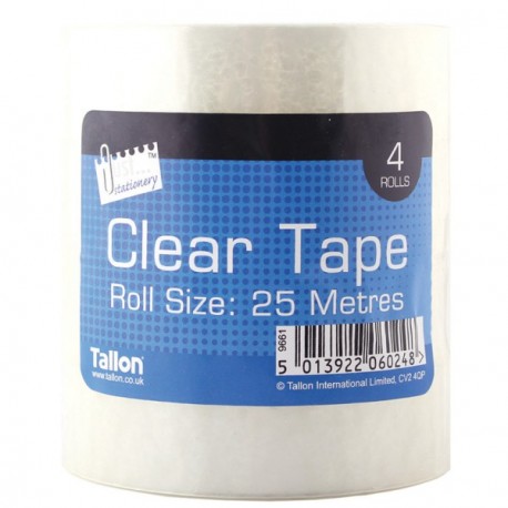 4 Pieces clear tape 