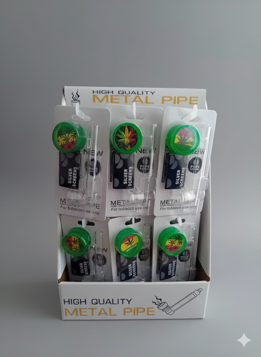 Metal pipe with ginder (24pcs)