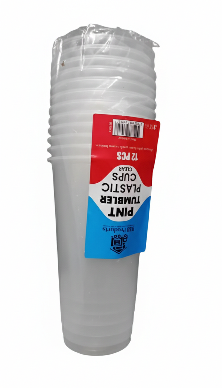 C. Pint plastic cup (12)