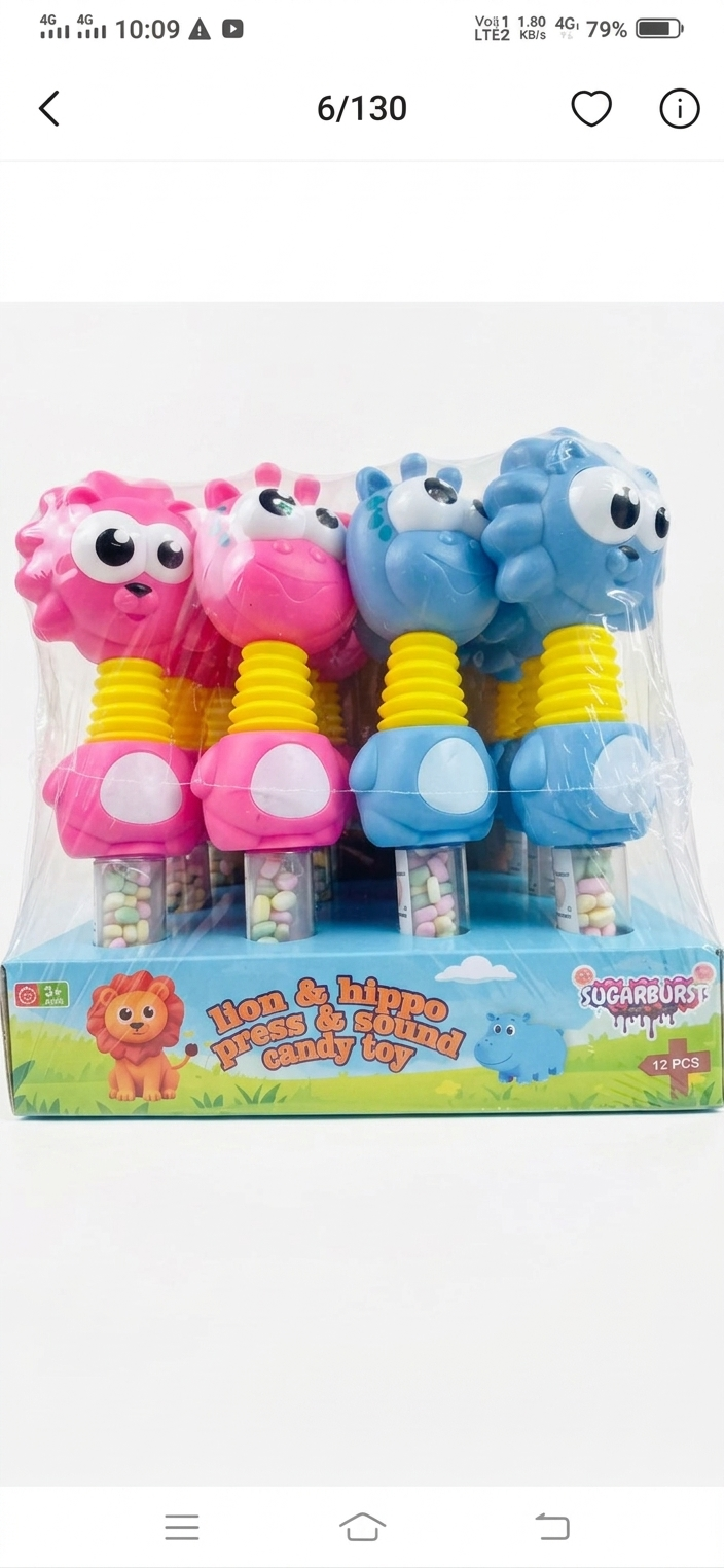 Hon and Hippo Candy toy (12 pieces)