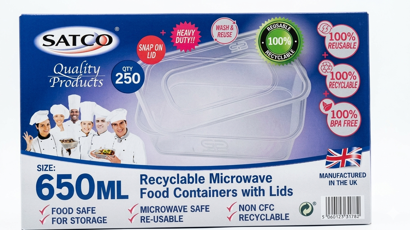 Food container with lids 
