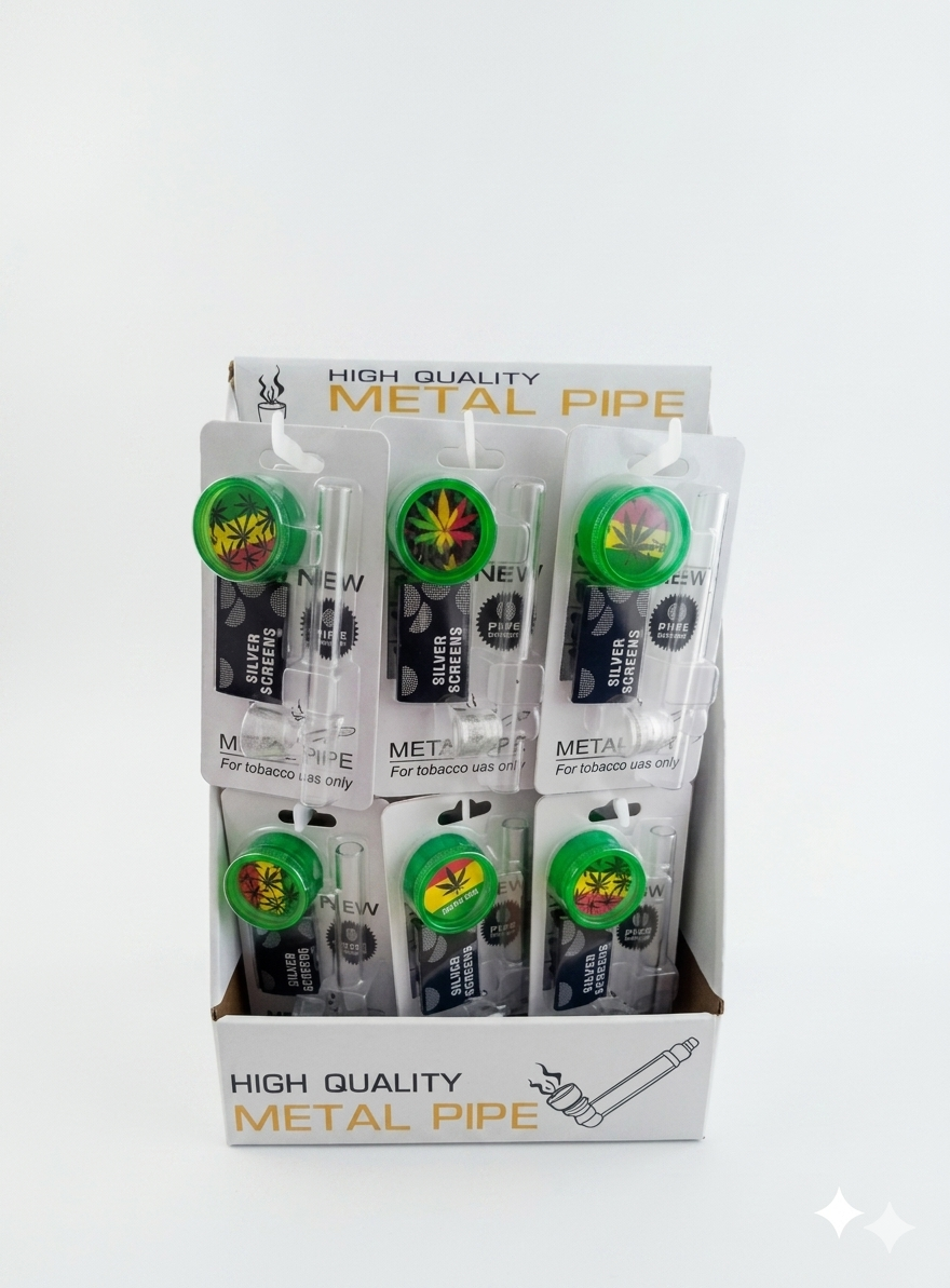 Metal pipe with ginder (24pcs)