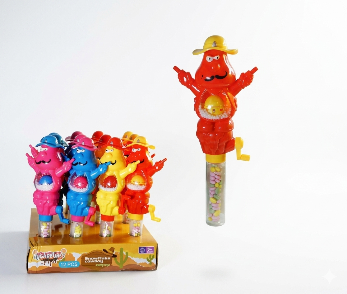 Toys with candy 