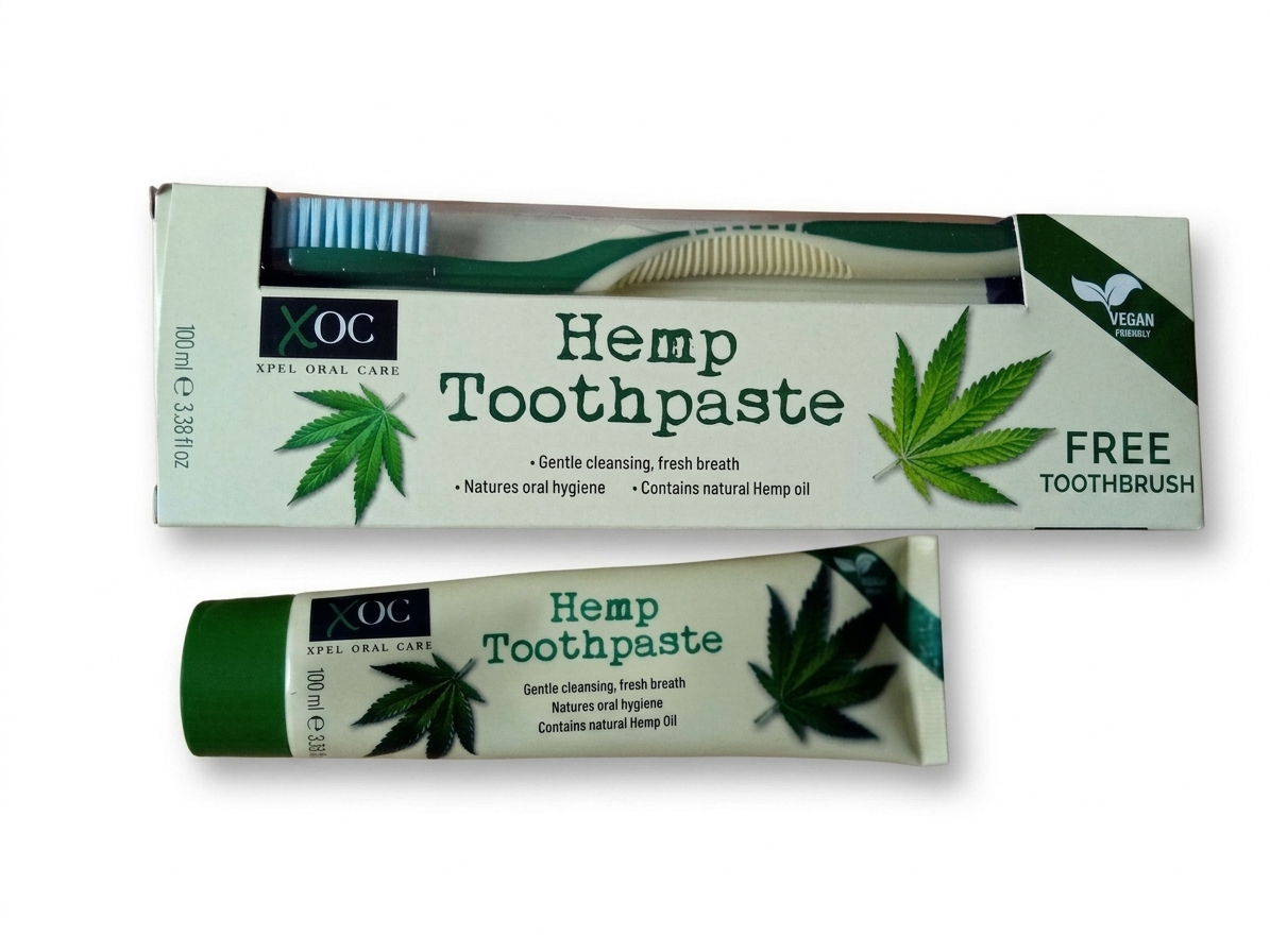 Hemp toothpaste & brush 100ml