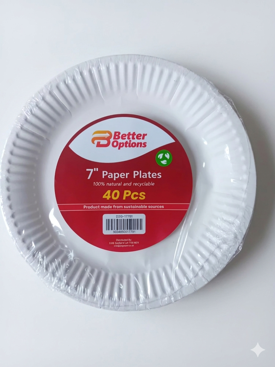 Paper plates 7 (40pcs)