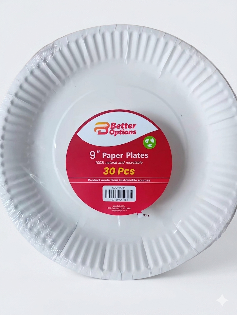 Paper plates 9 (30pcs)