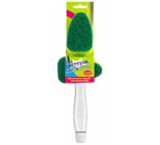 Refillable dish brush 