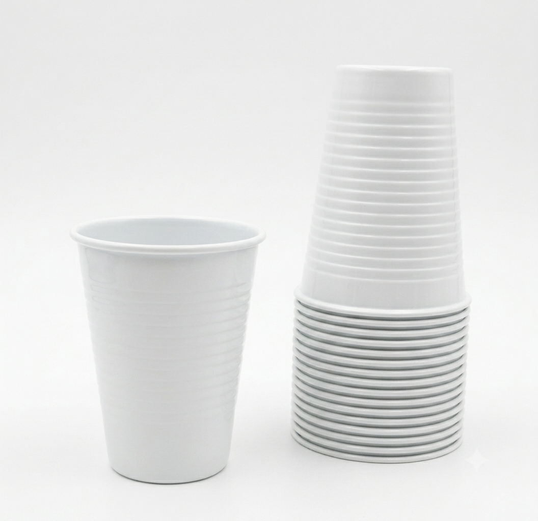 Plastic Cup 100pcs (white)