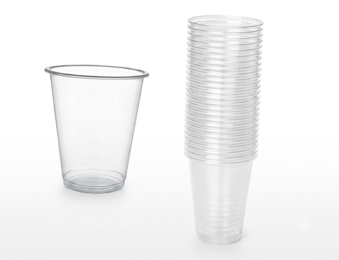 Plastic clear cup 100pcs 