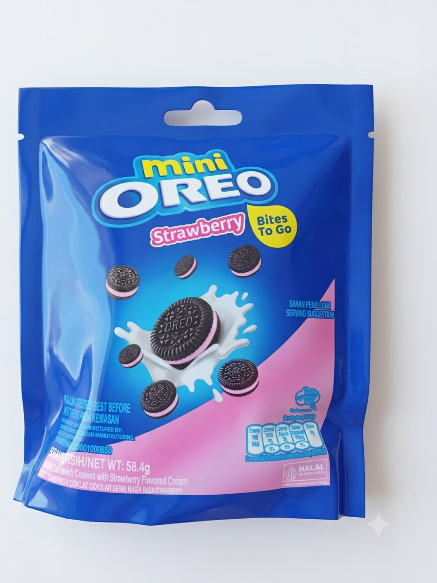 Mini oreo 24×58g (strawberry) 