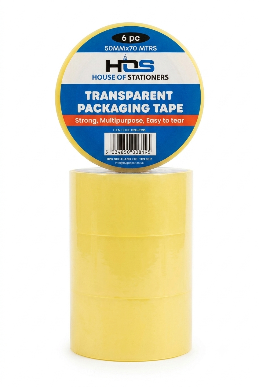 Tape Clear 50mm x 70m (6pcs)
