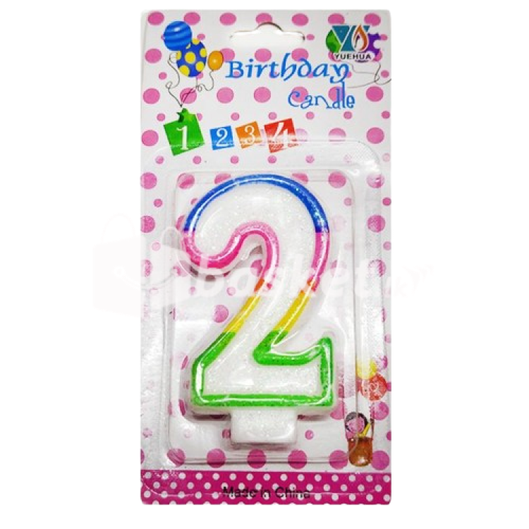 Candle Birthday - Number Two