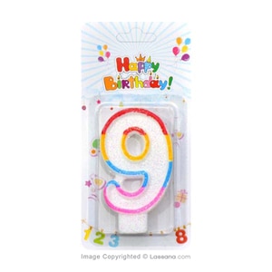 Candle Birthday - Numbers Nine