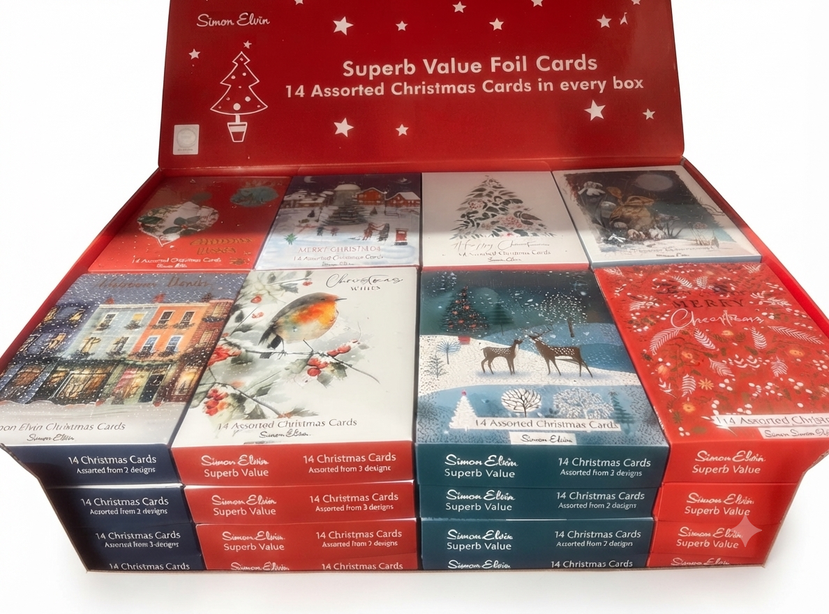 Christmas cards boxes 