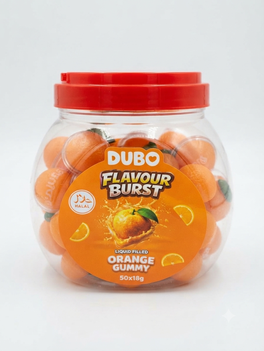 Dubo Orange gummy (50 x 18g)
