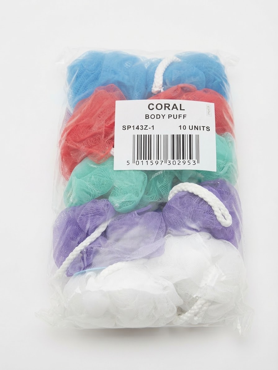 Body puff (10 x 1 pack)