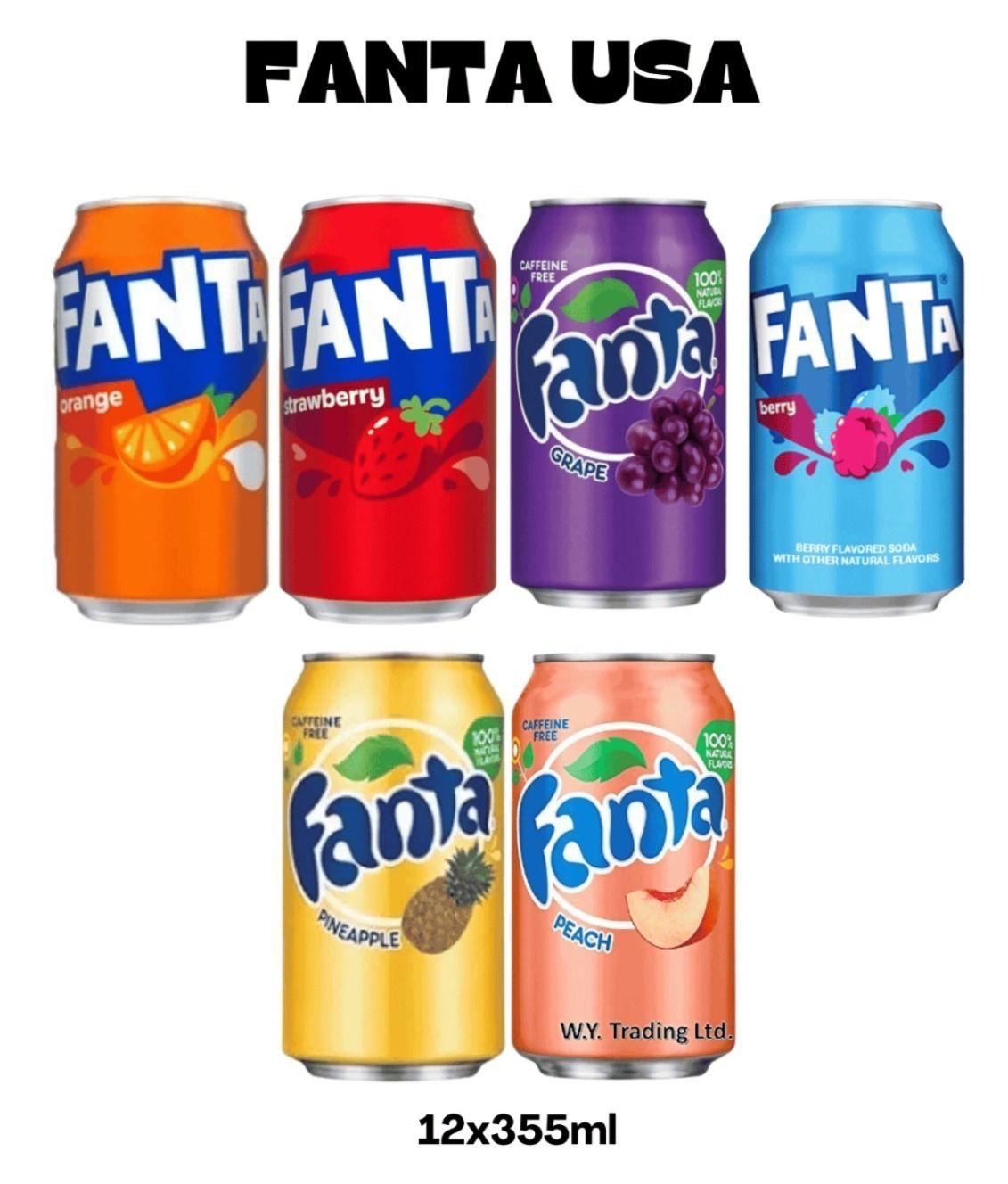 USA Fanta Orange (12 pcs)