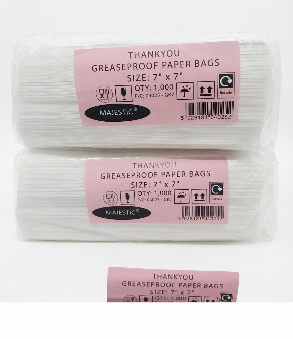 Paper thank you bags (7 x 7" 1 x  1000pcs)
