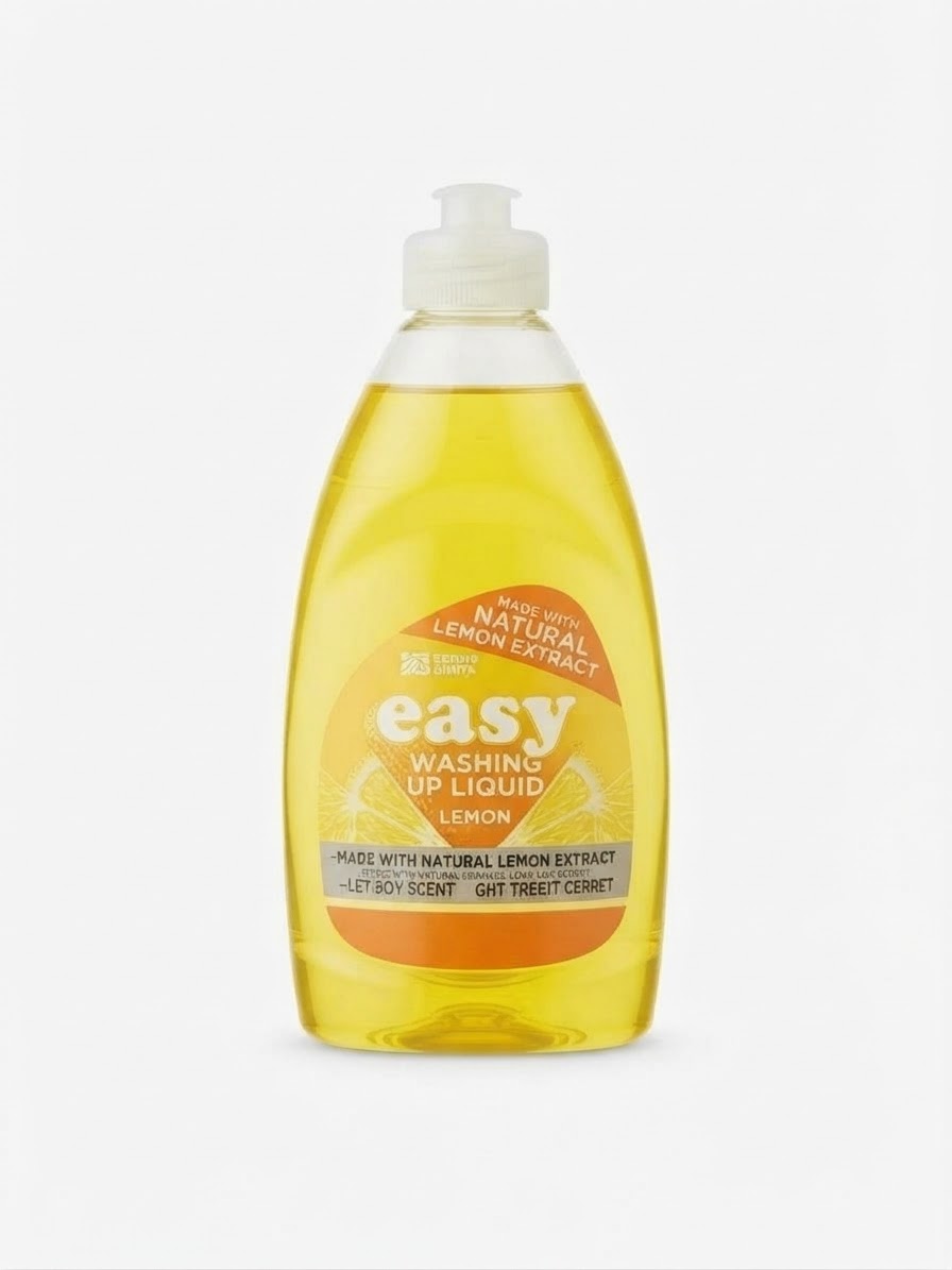 Easy washing UP Liquid Lemon (8 x 500ml)